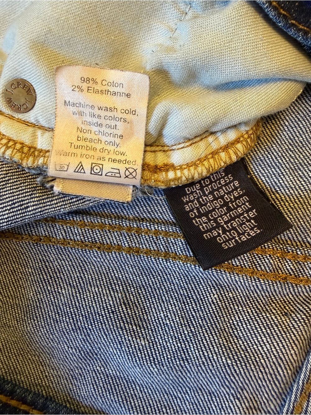 J. Crew Indigo Denim Cut Off Shorts 31 - Picture 7 of 7